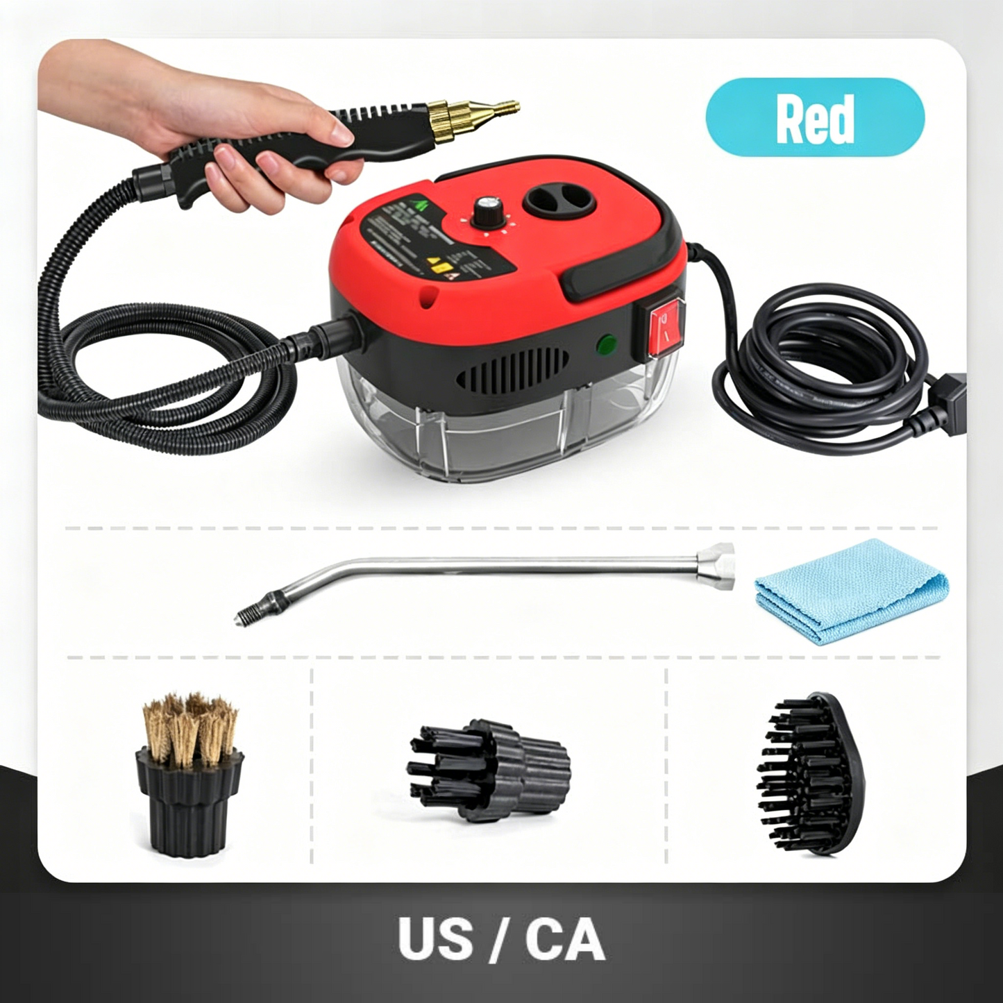 💧50% OFF! 2500W Handheld Steam Cleaner – High‑temp pressurized steam, melts grease & grime, No scrubbing.🧼✨