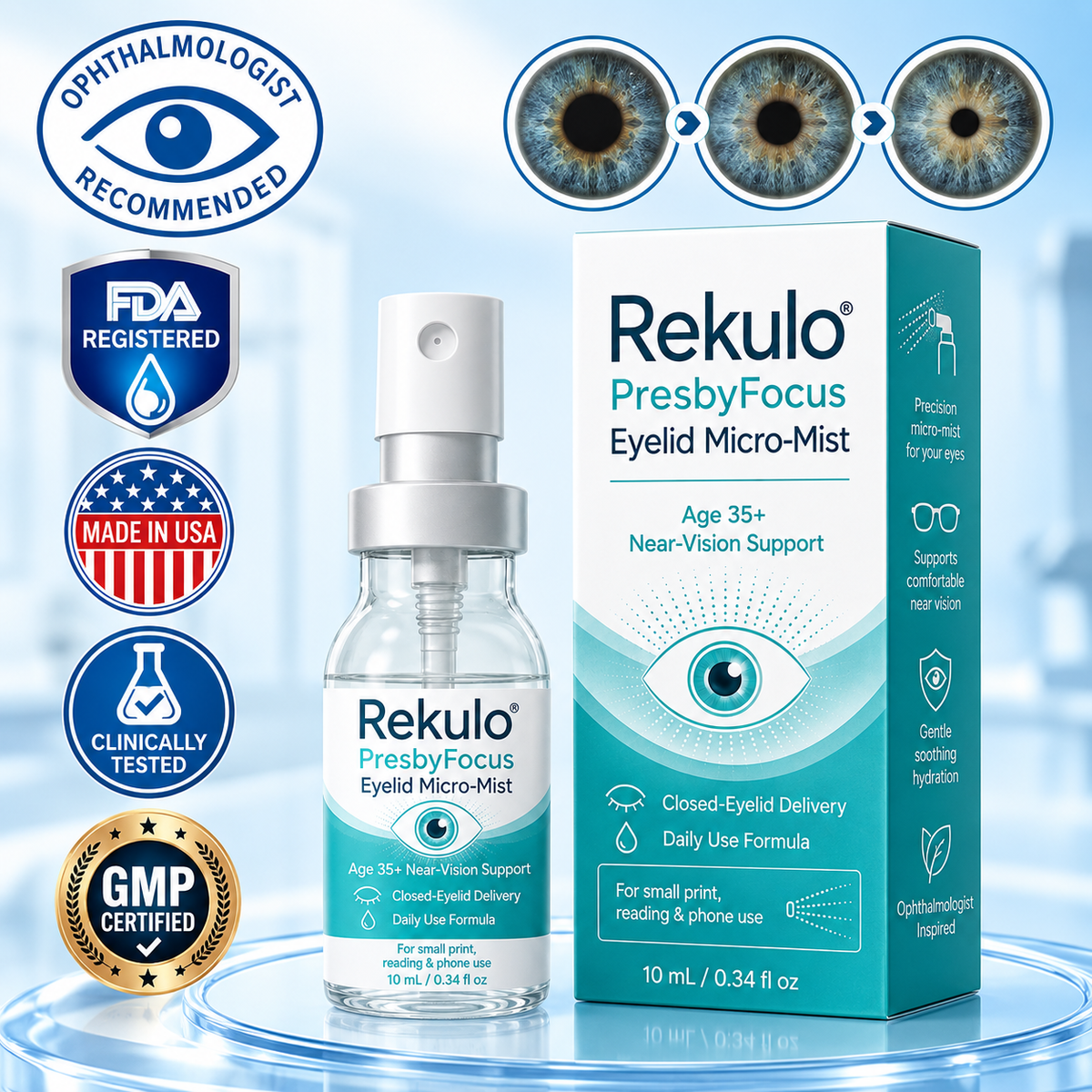 Rekulo® PresbyFocus Eyelid Micro-Mist