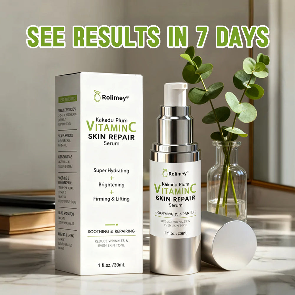 👩‍⚕️Rolimey® Kakadu Plum Skin Repair Serum ✅️ FDA Approved | Infused with PDRN Collagen for Eliminating Wrinkles, Stretch Marks, Age Spots