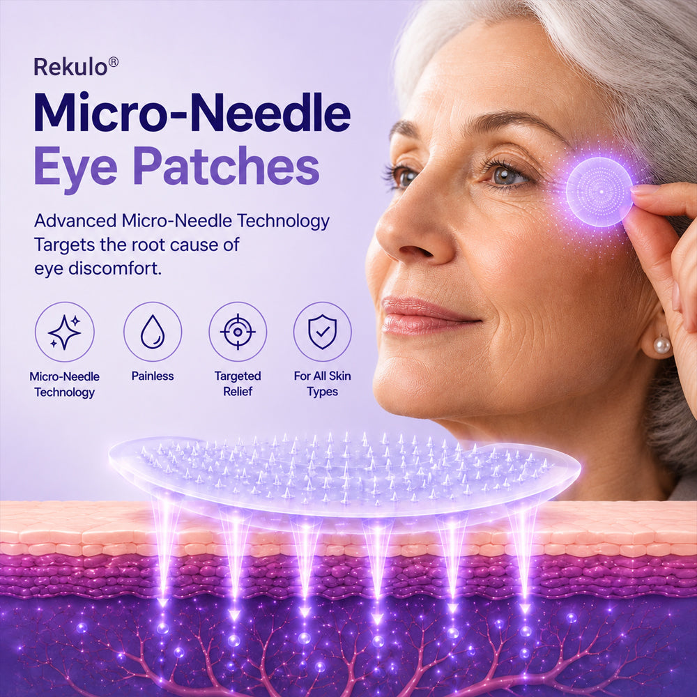 👩‍⚕️Rekulo® Transdermal Vision-Repair Eye Microneedle Patch ✅FDA Approved(Suitable for presbyopia, dry eye syndrome and cataracts) 👀