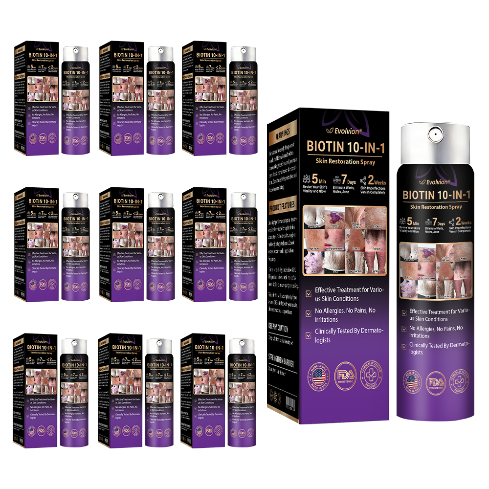 Made and Shipped from USA ✨Evolvion® Biotin 10-in-1 Skin Restoration Spray 🍀