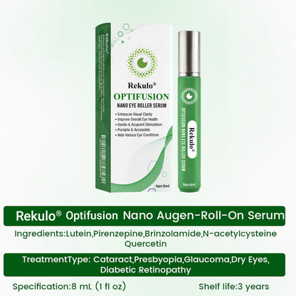 👩‍⚕️Rekulo® Optifusion Nano Eye Roller Serum ✅FDA Approved (Suitable for dry eyes, cataracts and presbyopia)
