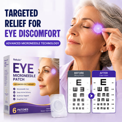 👩‍⚕️Rekulo® Transdermal Vision-Repair Eye Microneedle Patch ✅FDA Approved(Suitable for presbyopia, dry eye syndrome and cataracts) 👀