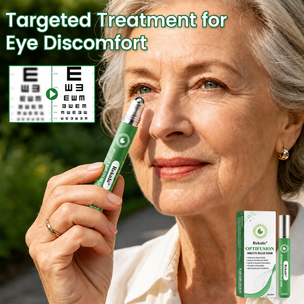 👩‍⚕️Rekulo® Optifusion Nano Eye Roller Serum ✅FDA Approved (Suitable for dry eyes, cataracts and presbyopia)