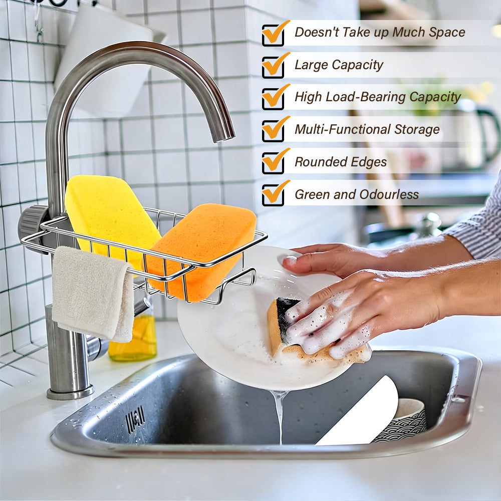 Lovyanocosh® 3-in-1 Kitchen Faucet Organizer Rack