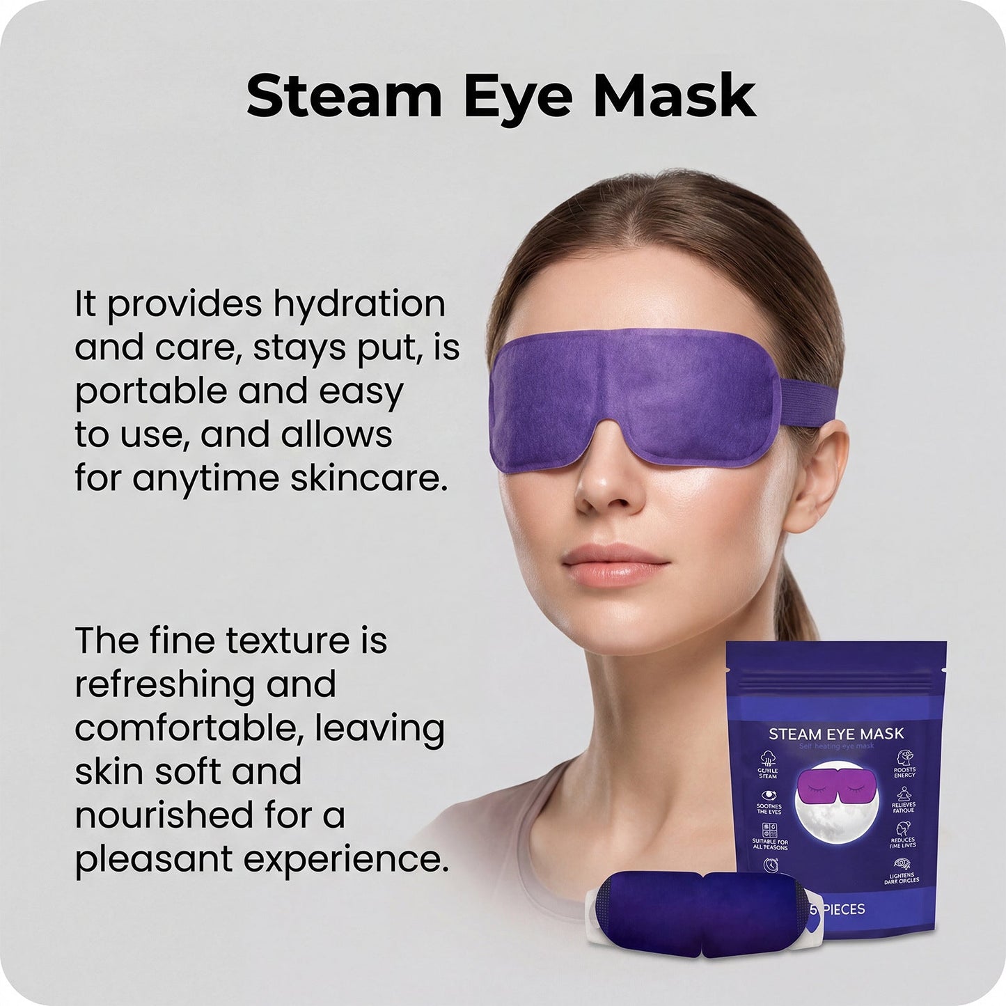 🥰Steam Eye Mask - Self-Heating Warm Eye Compress