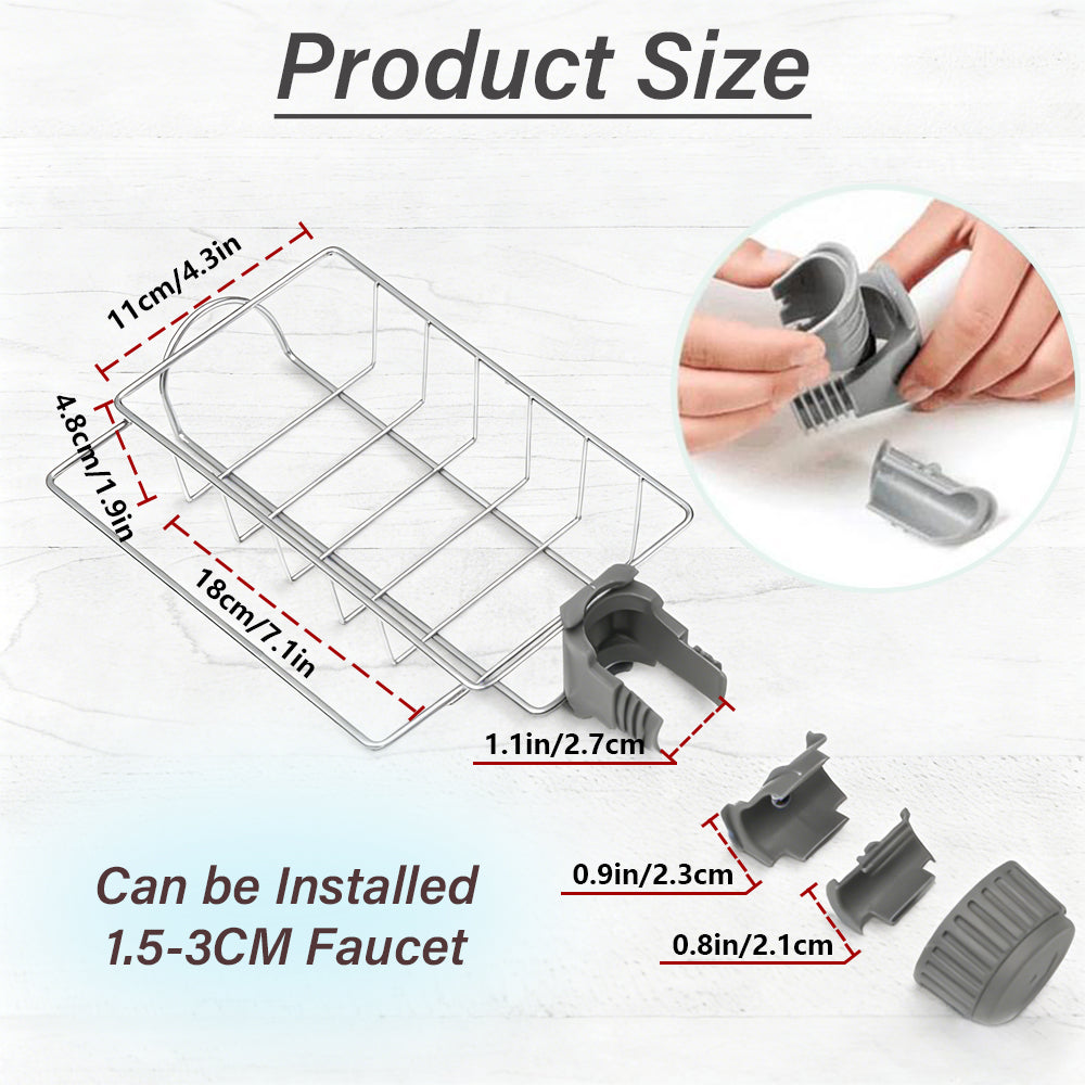 Lovyanocosh® 3-in-1 Kitchen Faucet Organizer Rack