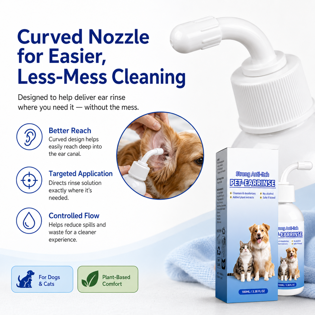 Pet Ear Cleansing Solution