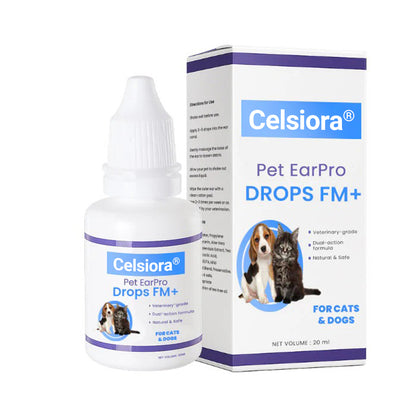 🌟 Official Store | Celsiora® Pet EarPro Drops FM+