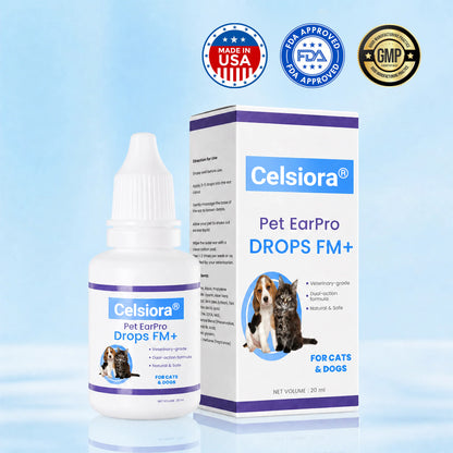 🌟 Official Store | Celsiora® Pet EarPro Drops FM+