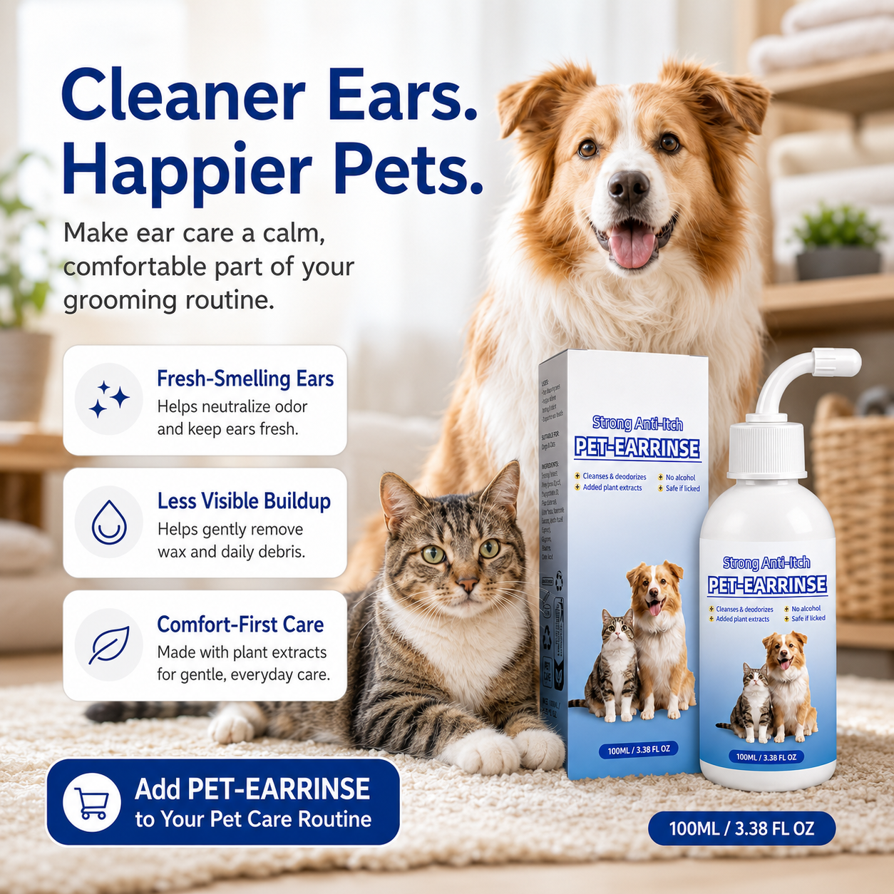Pet Ear Cleansing Solution