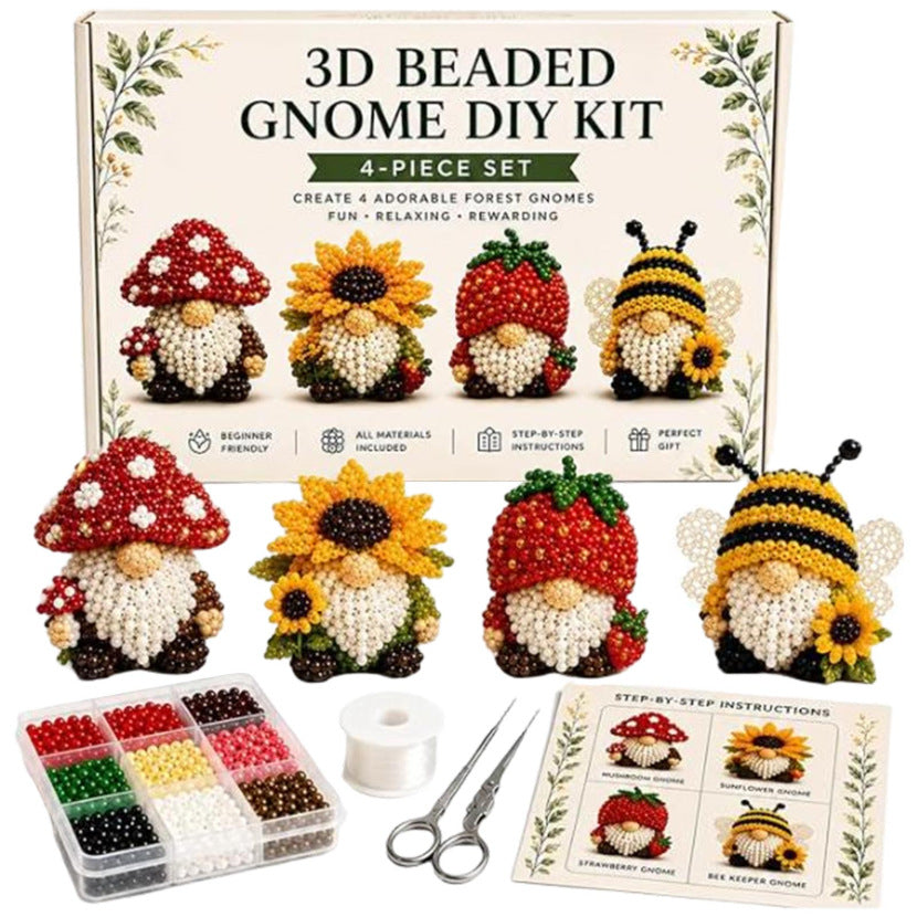 🏆Limited Time Sale 50% OFF🧵🦘Petite 3D Beaded Animal Craft Kit