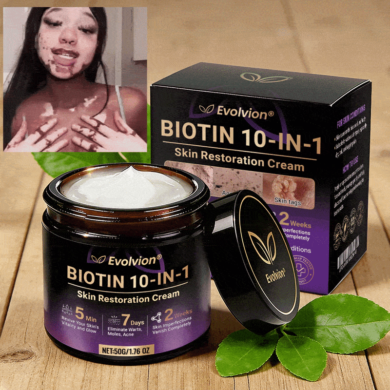 Made and Shipped from USA ✨Evolvion® Biotin 10-in-1 Skin Restoration Cream UP