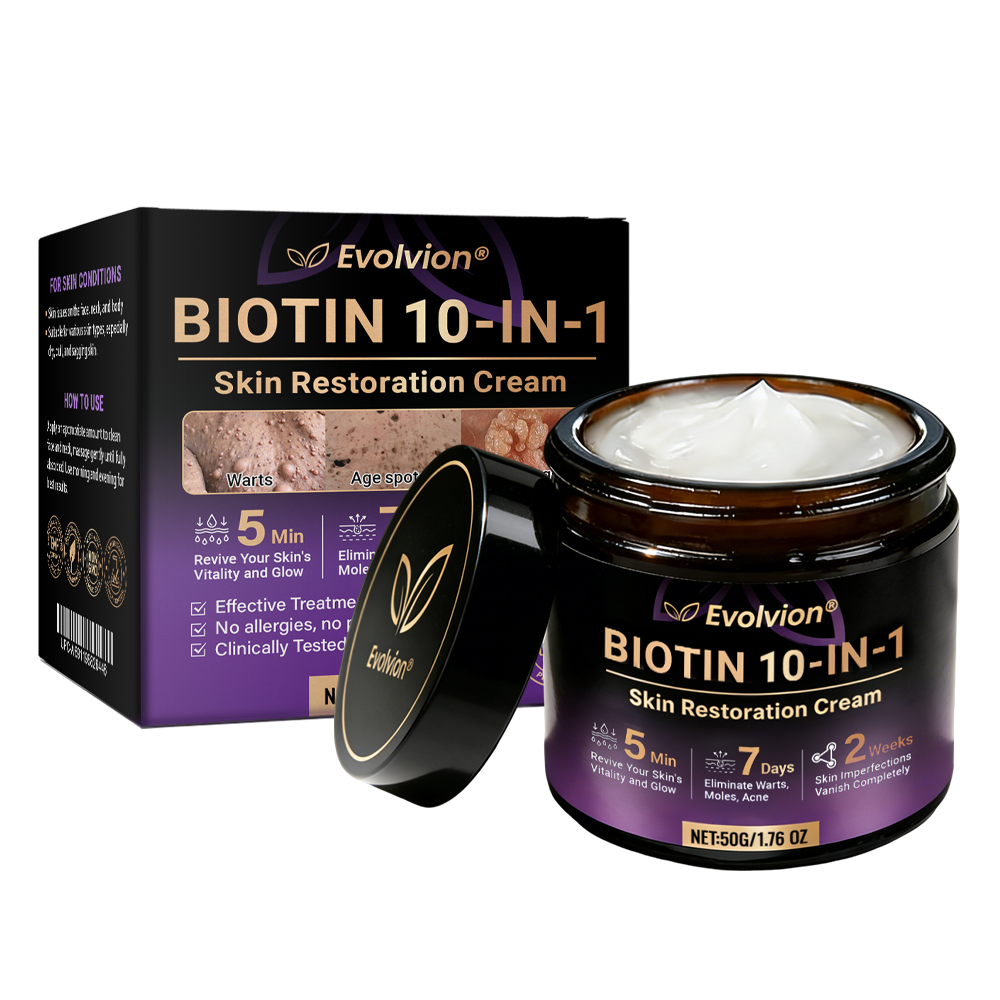 Made and Shipped from USA ✨Evolvion® Biotin 10-in-1 Skin Restoration Cream🌻🌻