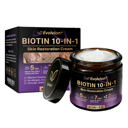 Made and Shipped from USA ✨Evolvion® Biotin 10-in-1 Skin Restoration Cream🌻🌻