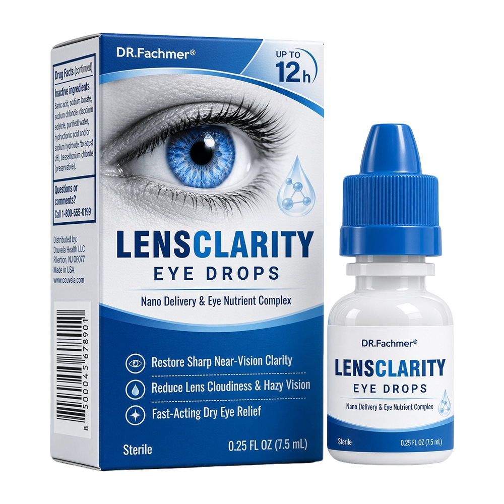 👨‍⚕️ DR.Fachmer® LensClarity Eye Drops✅FDA Approved (For dry eyes, blurry vision & presbyopia) 👀