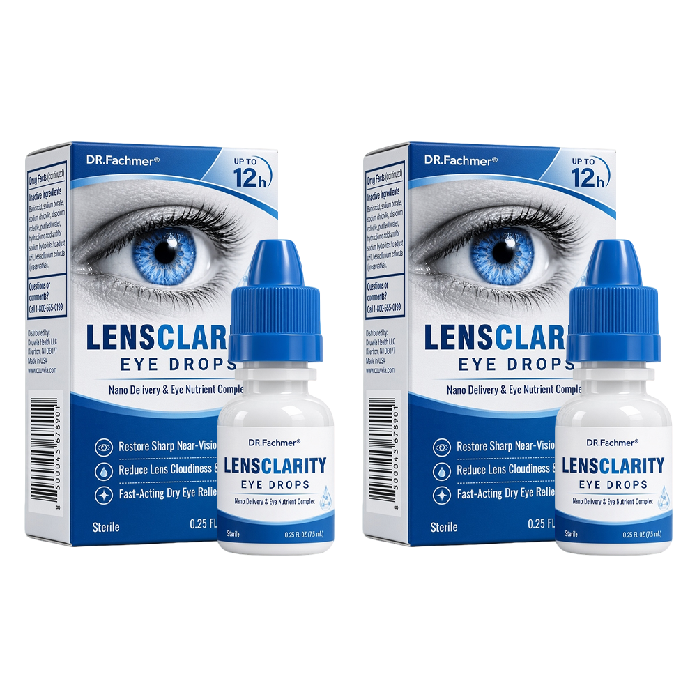 👨‍⚕️ DR.Fachmer® LensClarity Eye Drops✅FDA Approved (For dry eyes, blurry vision & presbyopia) 👀
