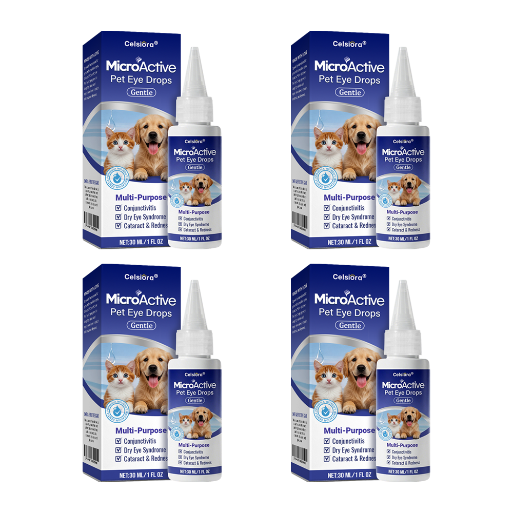 👩‍⚕️Celsiora® MicroActive Pet Eye Drops ✅ FDA Approved | Relieves Conjunctivitis, Dry Eyes, Cataracts