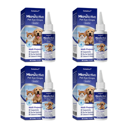 👩‍⚕️Celsiora® MicroActive Pet Eye Drops ✅ FDA Approved | Relieves Conjunctivitis, Dry Eyes, Cataracts