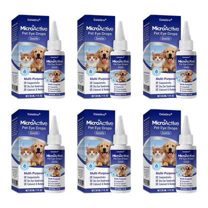 👩‍⚕️Celsiora® MicroActive Pet Eye Drops ✅ FDA Approved | Relieves Conjunctivitis, Dry Eyes, Cataracts