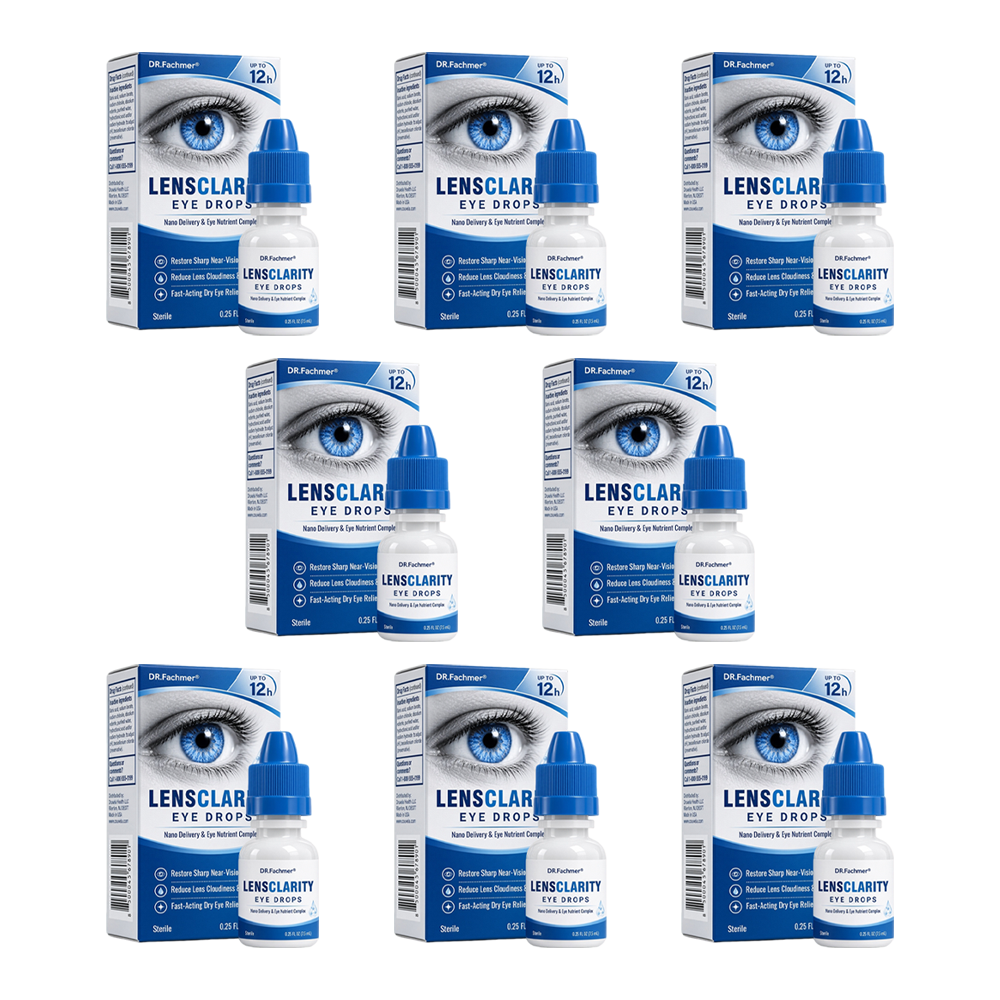 👨‍⚕️ DR.Fachmer® LensClarity Eye Drops✅FDA Approved (For dry eyes, blurry vision & presbyopia) 👀