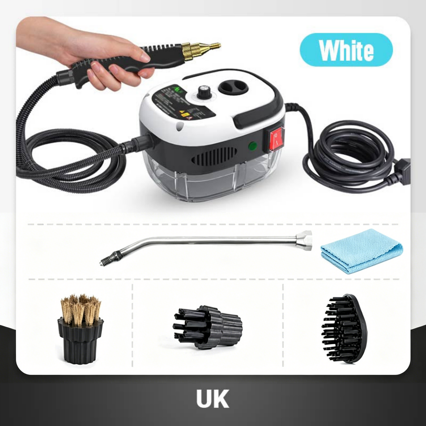 💧50% OFF! 2500W Handheld Steam Cleaner – High‑temp pressurized steam, melts grease & grime, No scrubbing.🧼✨