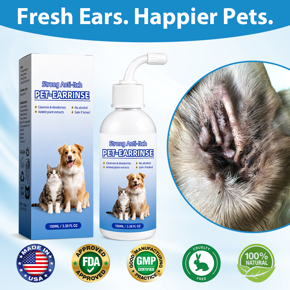 👩‍⚕️Celsiora® Pet Ear Cleansing Solution✅ FDA Approved 🐶