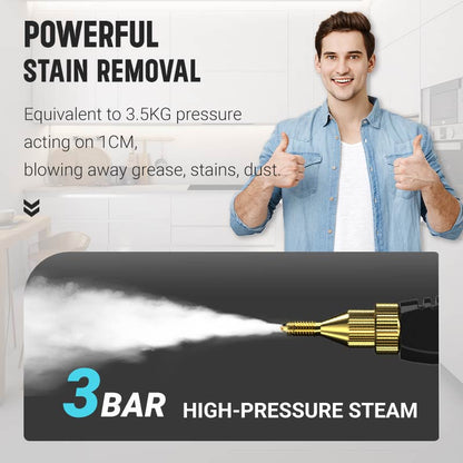 💧50% OFF! 2500W Handheld Steam Cleaner – High‑temp pressurized steam, melts grease & grime, No scrubbing.🧼✨