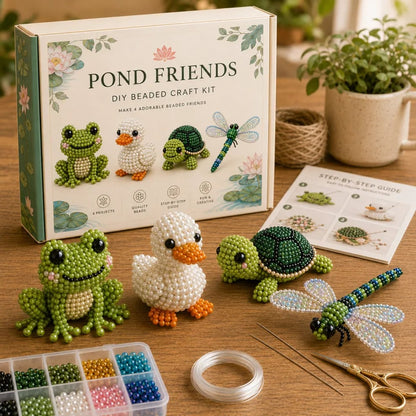 🏆Limited Time Sale 50% OFF🧵🦘Petite 3D Beaded Animal Craft Kit